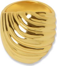 ARGENTO VIVO Ribbed Ring