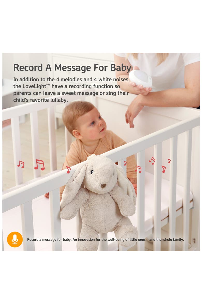 LoveLight™ Billy Bunny Multisensory Stuffed Animal, Alternate, color, WHITE