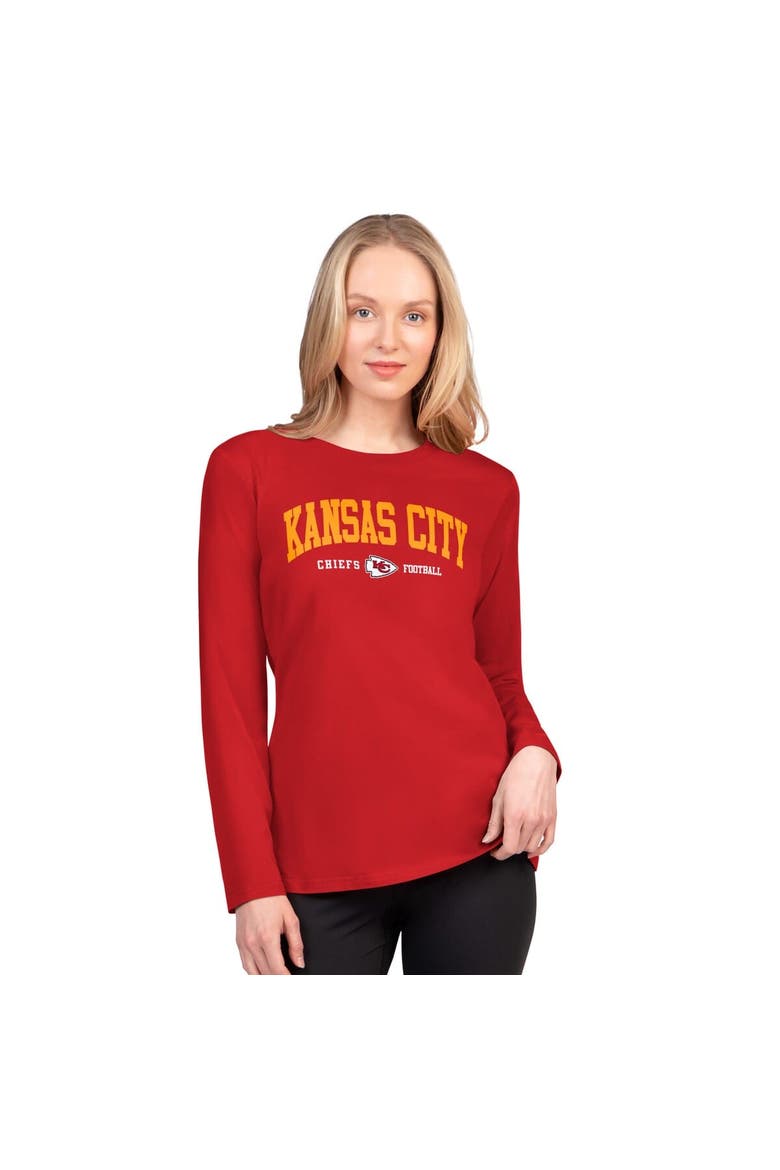 Women's G-III 4Her by Carl Banks  Red Kansas City Chiefs Best Play Long Sleeve T-Shirt, Main, color, Red