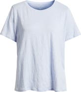 Eileen Fisher Organic Linen Crewneck T-Shirt