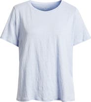 Eileen Fisher Organic Linen Crewneck T-Shirt