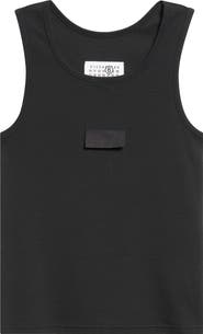 MM6 Maison Margiela Numeric Logo Patch Stretch Cotton Tank
