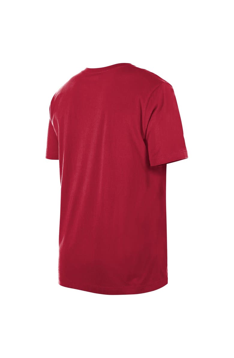 New Era Men's New Era Red Miami Heat Throwback T-Shirt, Alternate, color,