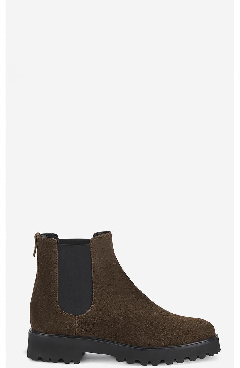 AGL Goldie Beatle Water-Resistant Suede Ankle Boot, Main, color, Forest