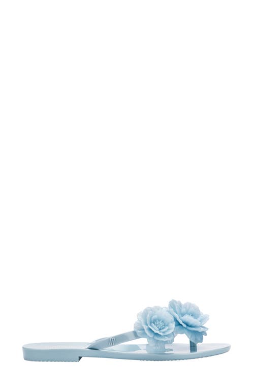 Melissa Harmonic Springtime Flip Flop In Blue
