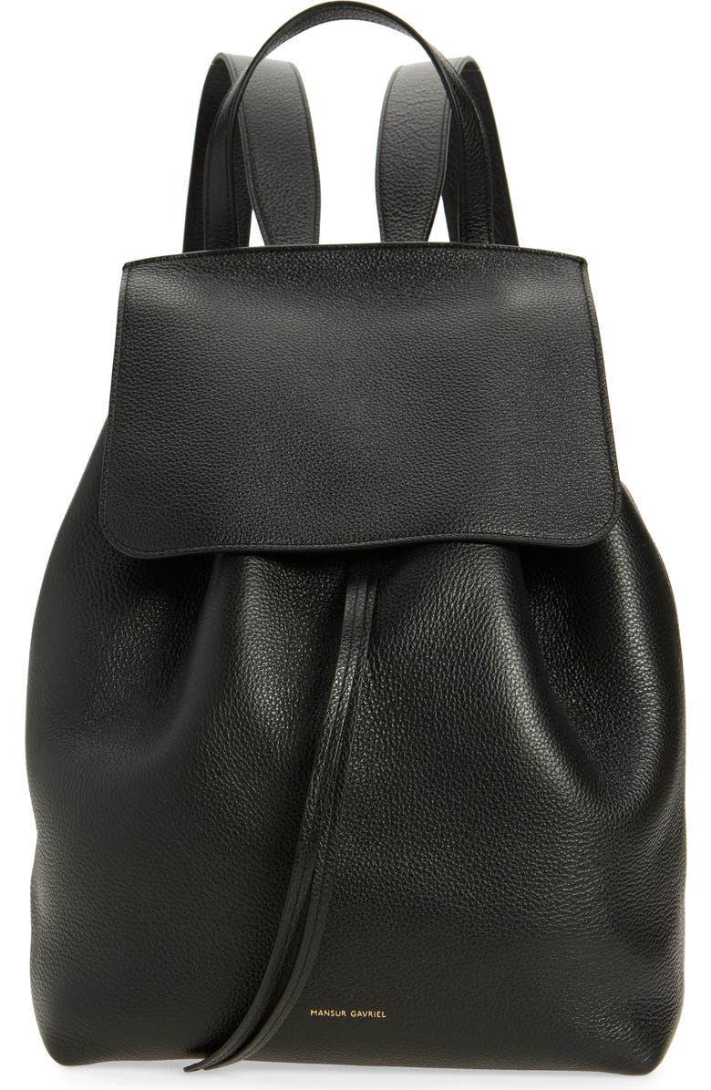 Mansur Gavriel Classic Leather Backpack, Main, color,