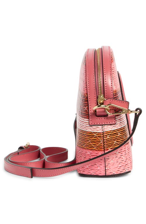 Valentino By Mario Valentino Diana Tresse Crossbody Bag In Pink