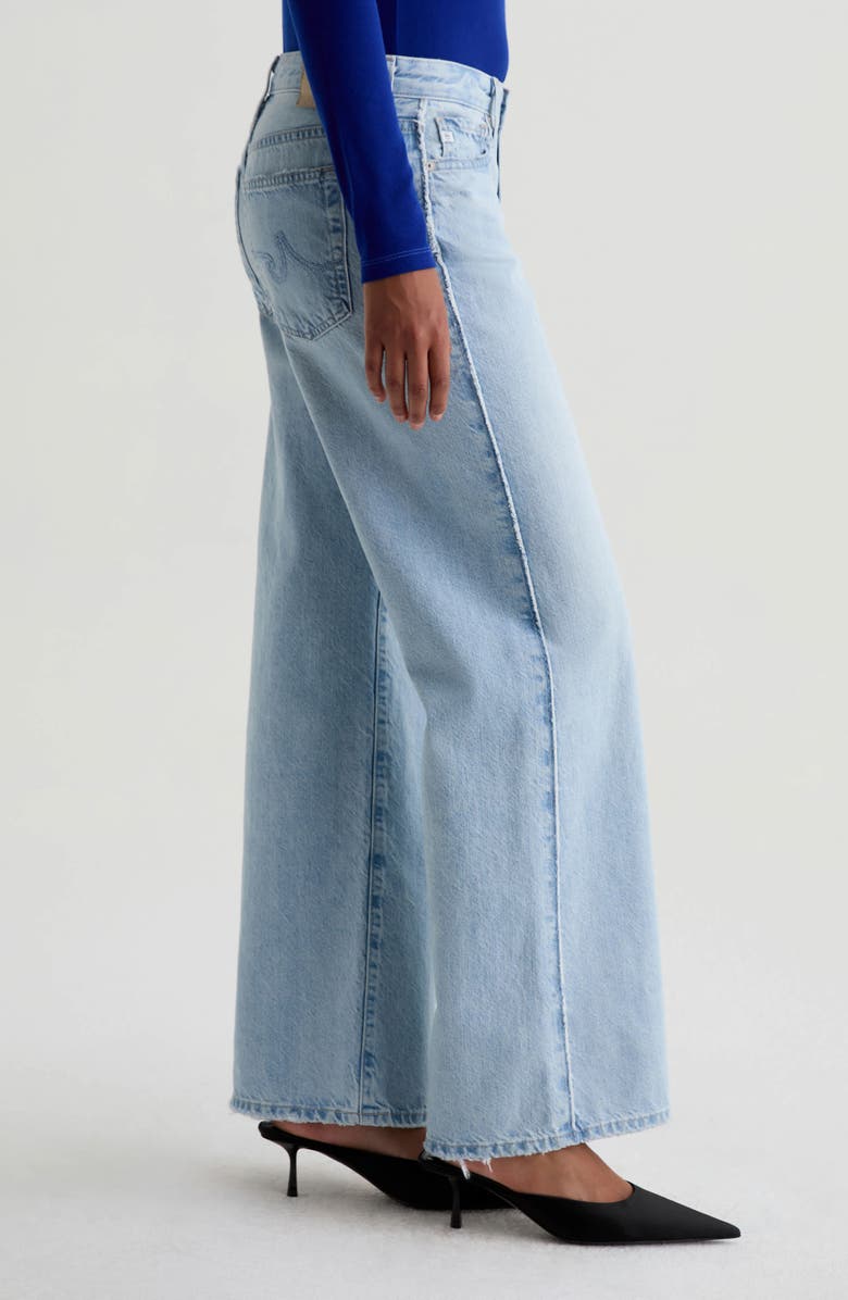 AG Saige Mid Rise Wide Leg Jeans, Alternate, color, Blindsided