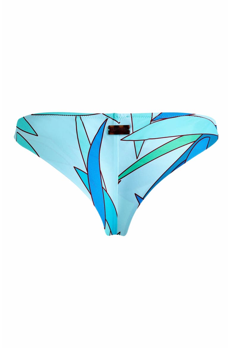 Women's Madrague Tanga Bikini Bottom, Alternate, color, THALASSA