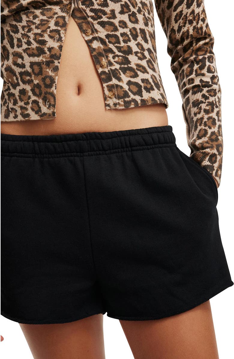 Cotton On Women's Classic Fleece Mini Short, Alternate, color, Black