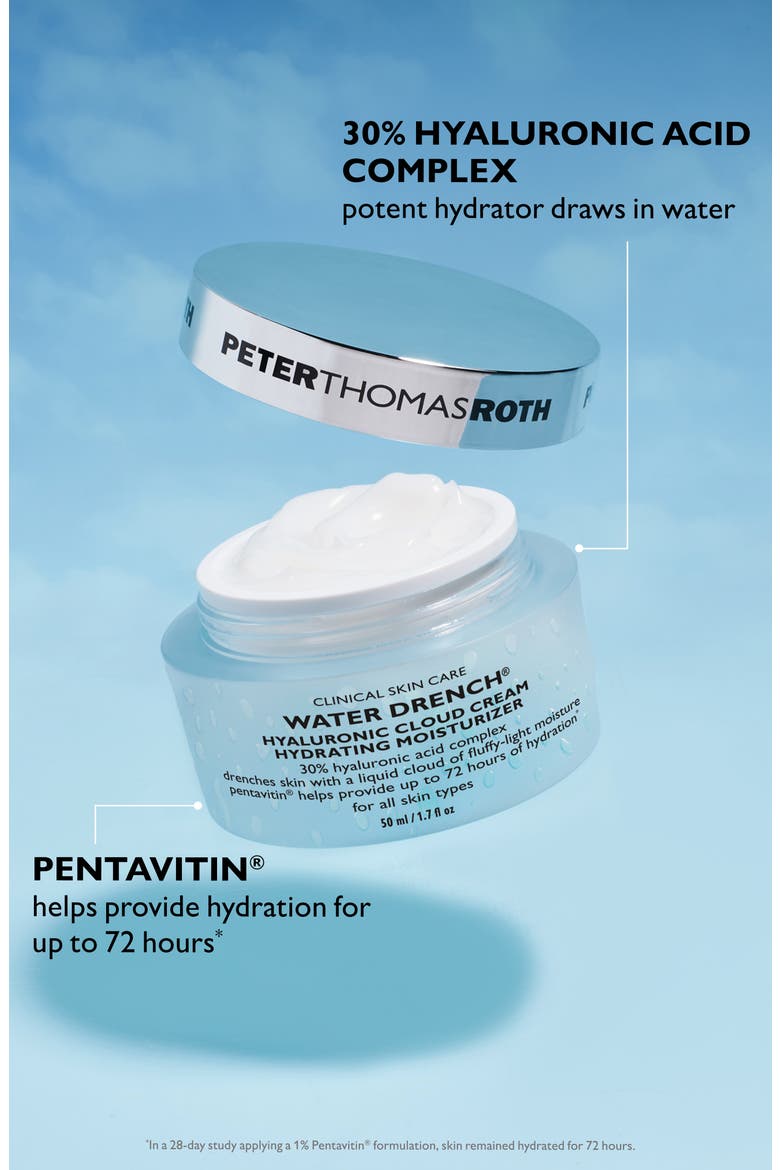 Water Drench® Hyaluronic Cloud Cream Hydrating Refillable Moisturizer, Alternate, color, NO COLOR