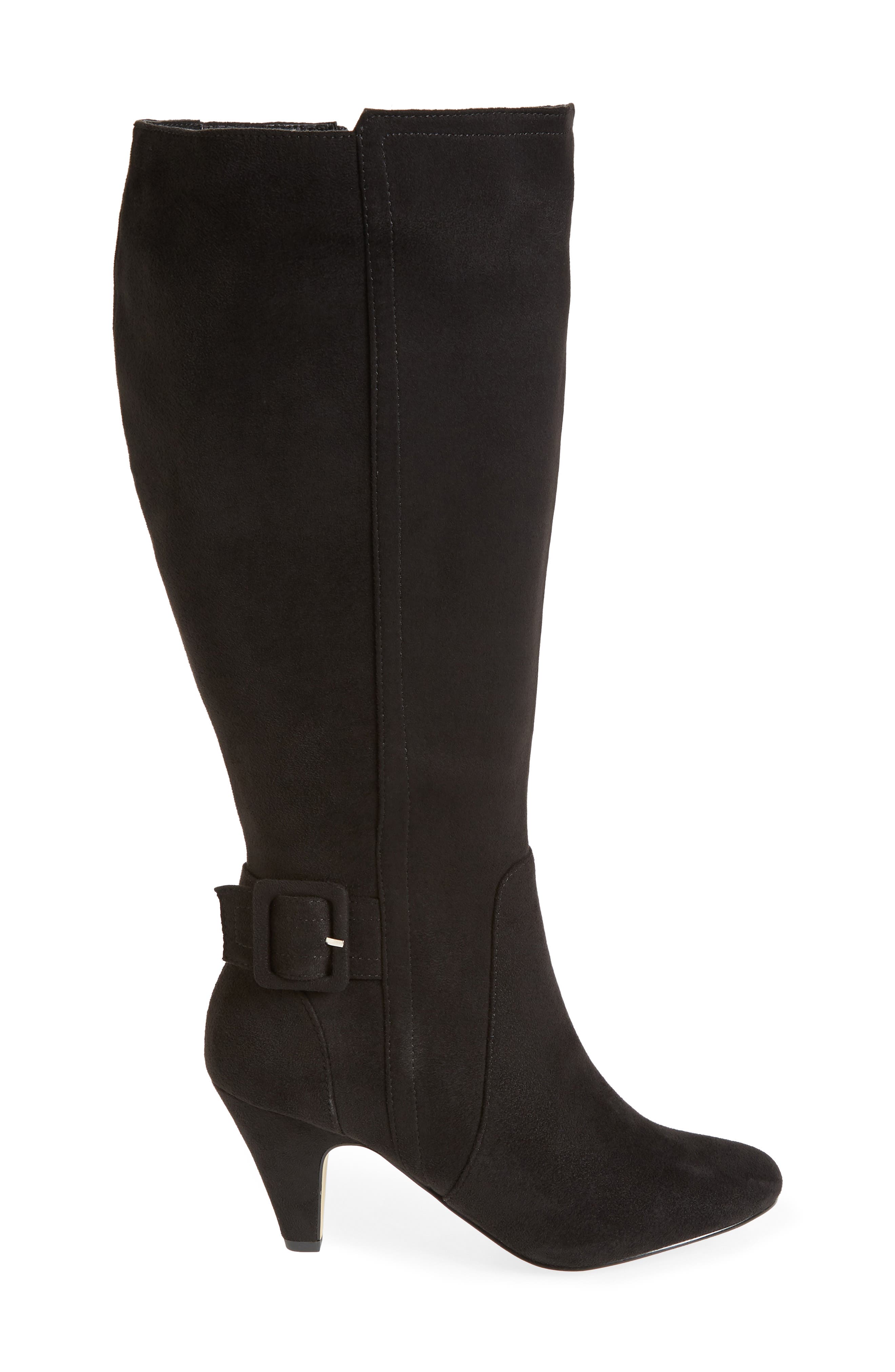 Bella Vita Troy II Knee High Boot, Alternate, color, Blk Suede