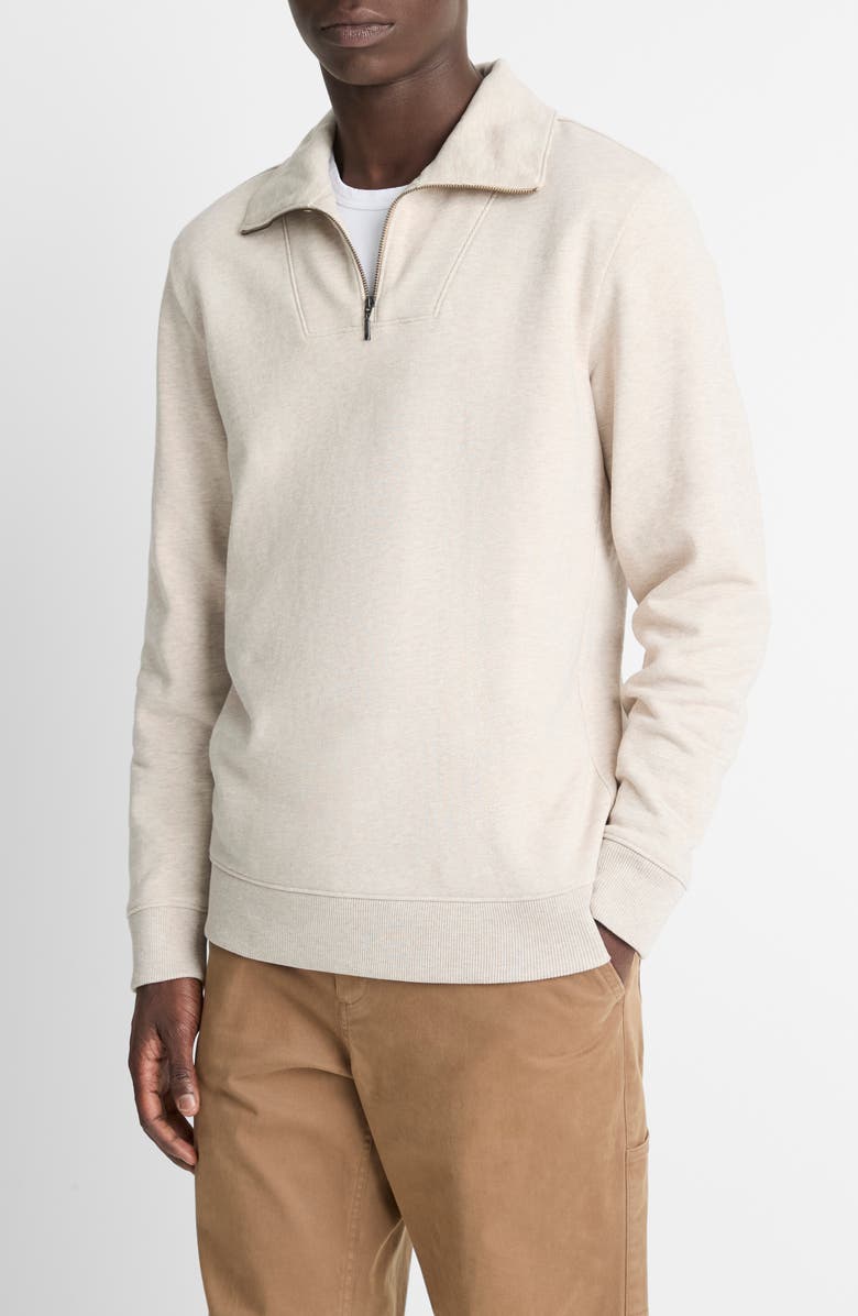 Vince Funnel Neck Quarter Zip Pullover, Main, color, 