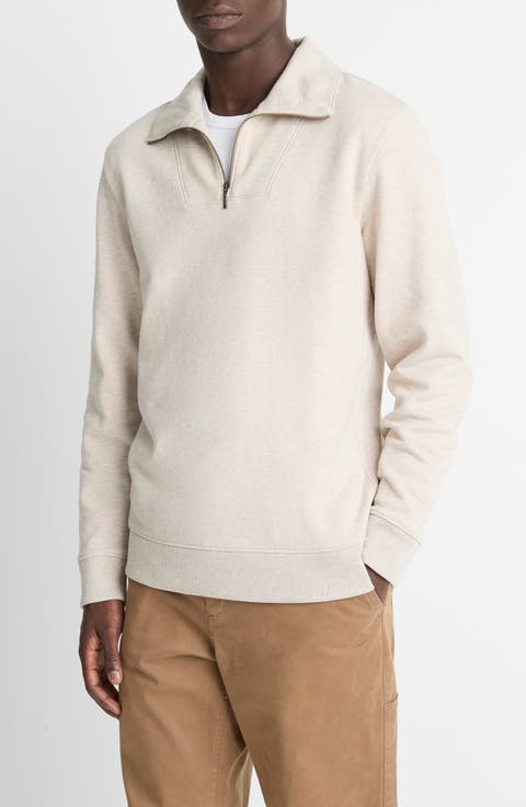 Funnel Neck Quarter Zip Pullover