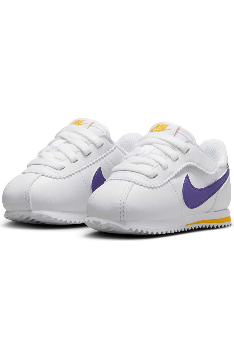 Nike Kids' Cortez EasyOn Sneaker, Main, color, 105 White/Vrspur