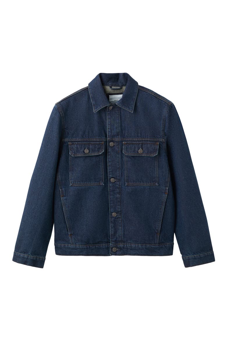 Cotton Denim Jacket, Alternate, color, OPEN BLUE