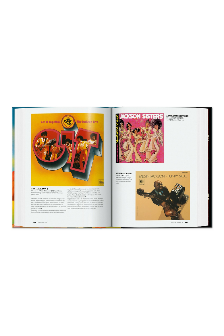 Funk and Soul Covers 45th ed English French German Book, Alternate, color, Blue