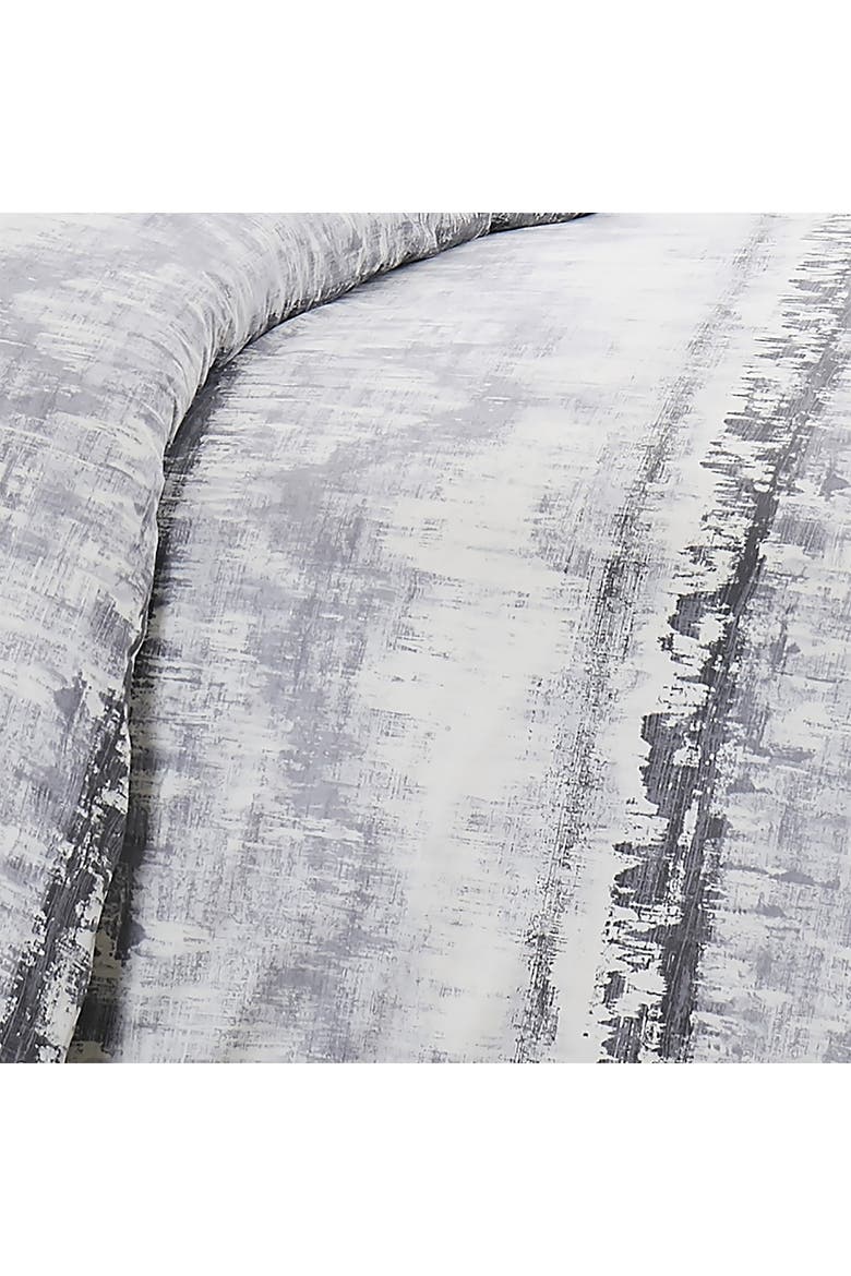 Premium Collection 300 Thread-Count Long Staple Cotton Oversized Duvet Cover Set, Alternate, color, ABSTRACTION GREY