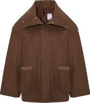 PCFG Wool & Cashmere Blend Puffer Coat
