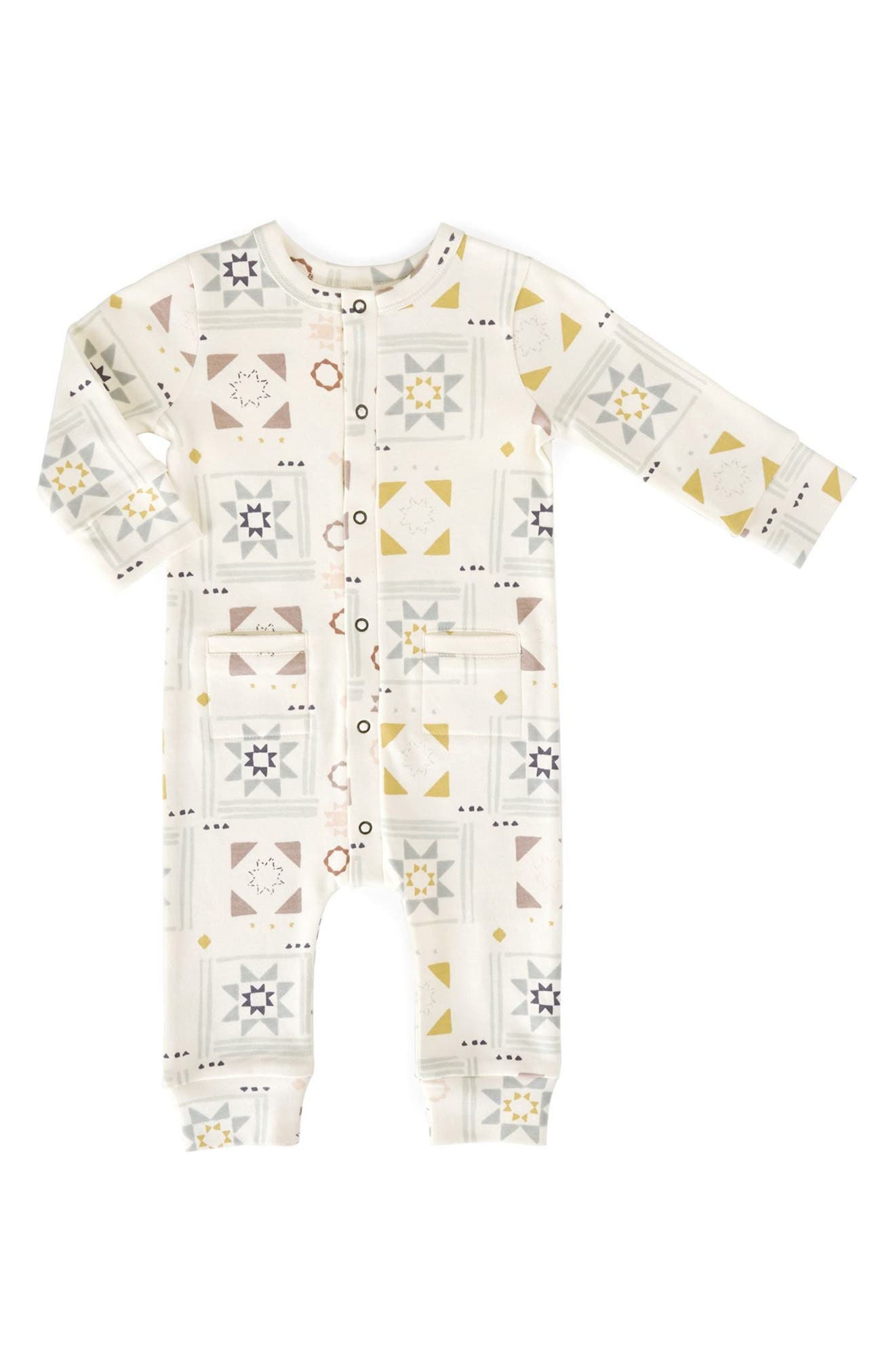 Patchwork Organic Cotton Romper