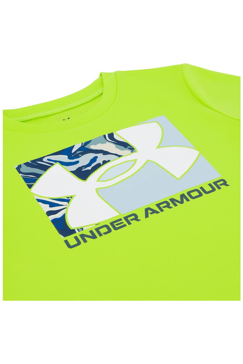 Kids' UA Tech™ Performance Graphic T-Shirt, Alternate, color, GREEN CITRINE