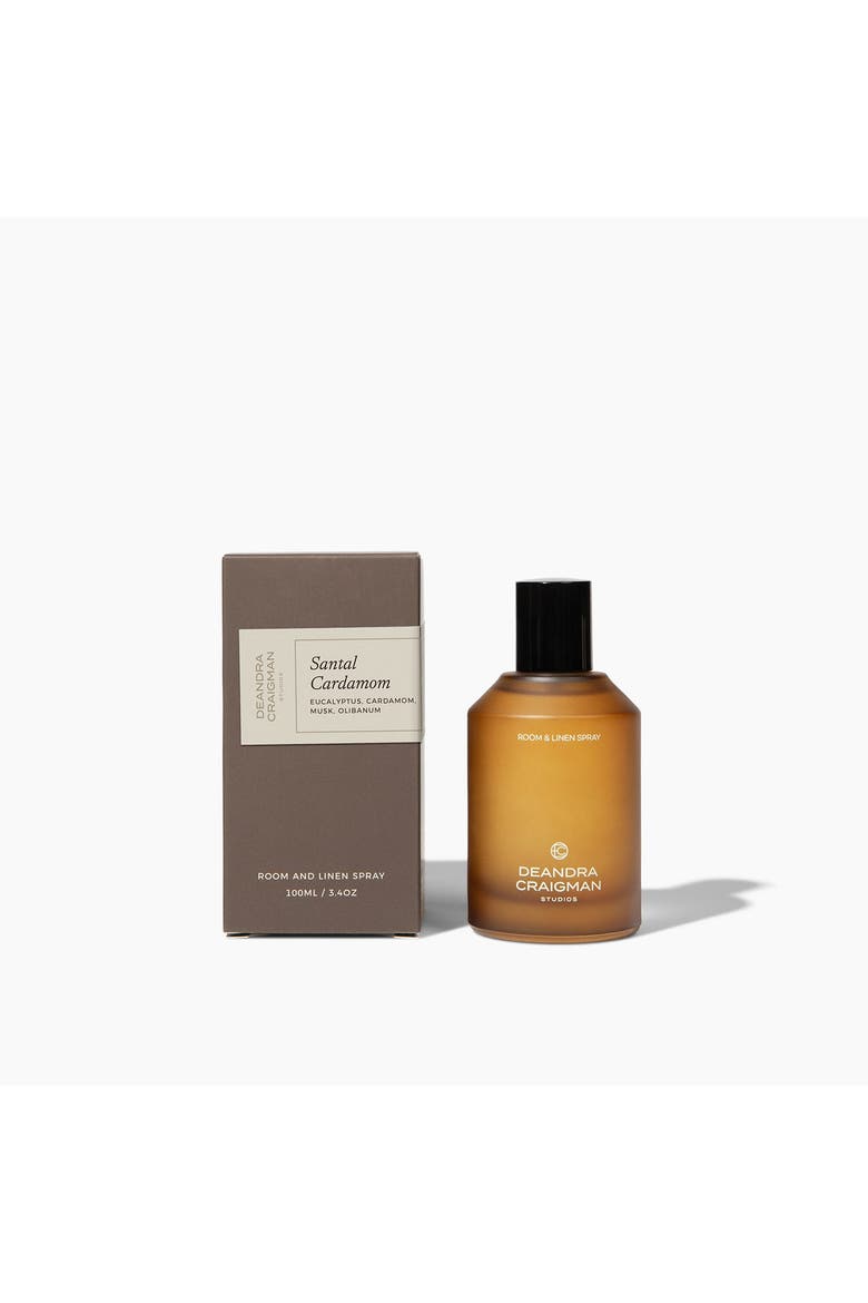 Santal Cardamom Room & Linen Spray, Main, color, Gold