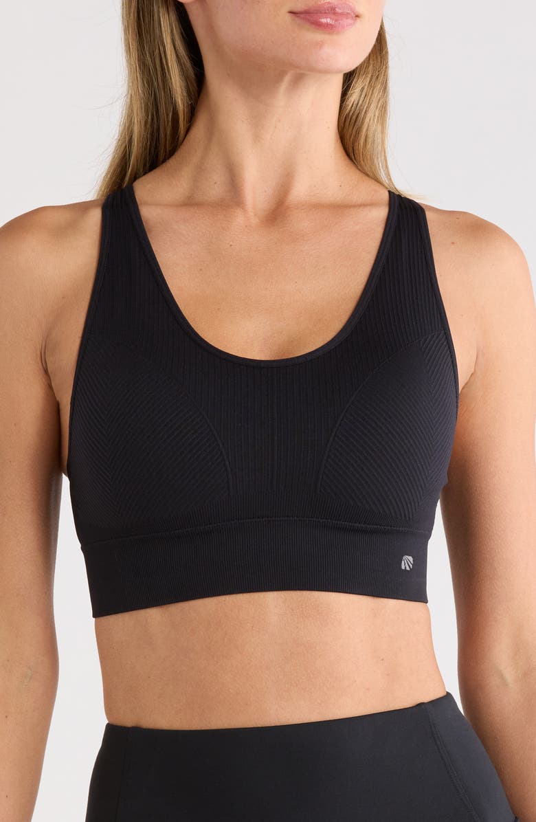 MARIKA Addie Sports Bra, Main, color, Black