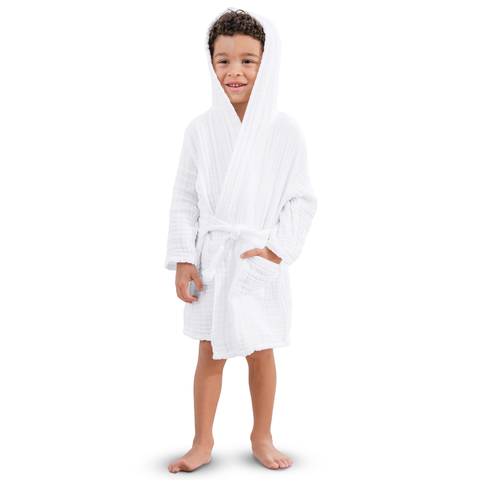 Muslin Bath Robe for Baby and Toddler