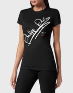 PHILIPP PLEIN T-Shirt Round Neck Ss Signature Women