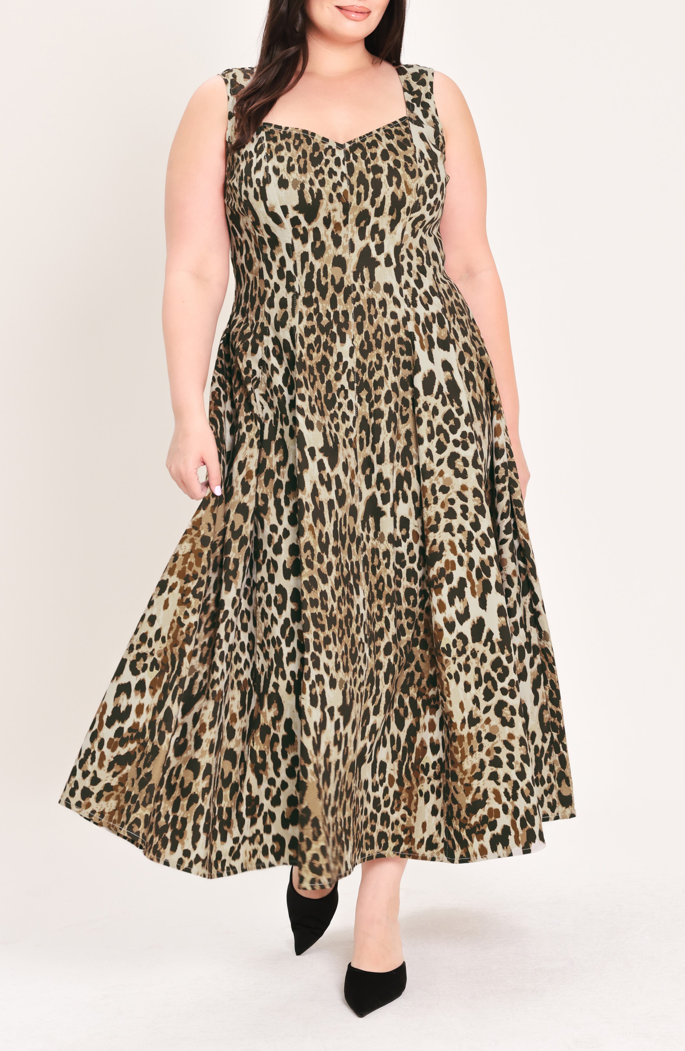 Leopard Midi Dress