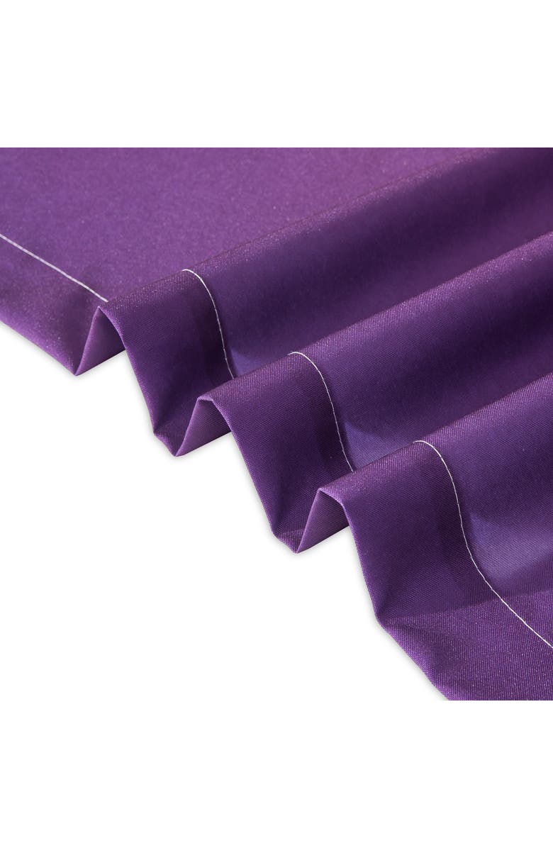 DAINTY HOME Shades Set of 2 Ombré Blackout Panel Curtains, Alternate, color, Purple