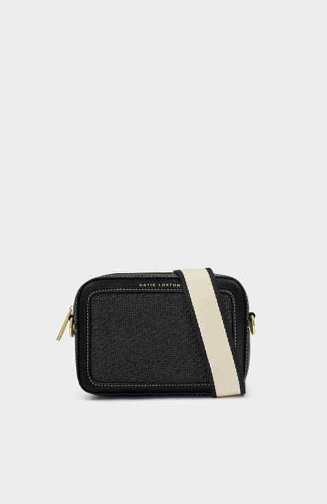 Avery Raffia Small Crossbody Bag