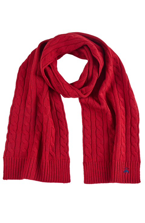Cashmere Blend Classic Cable Scarf