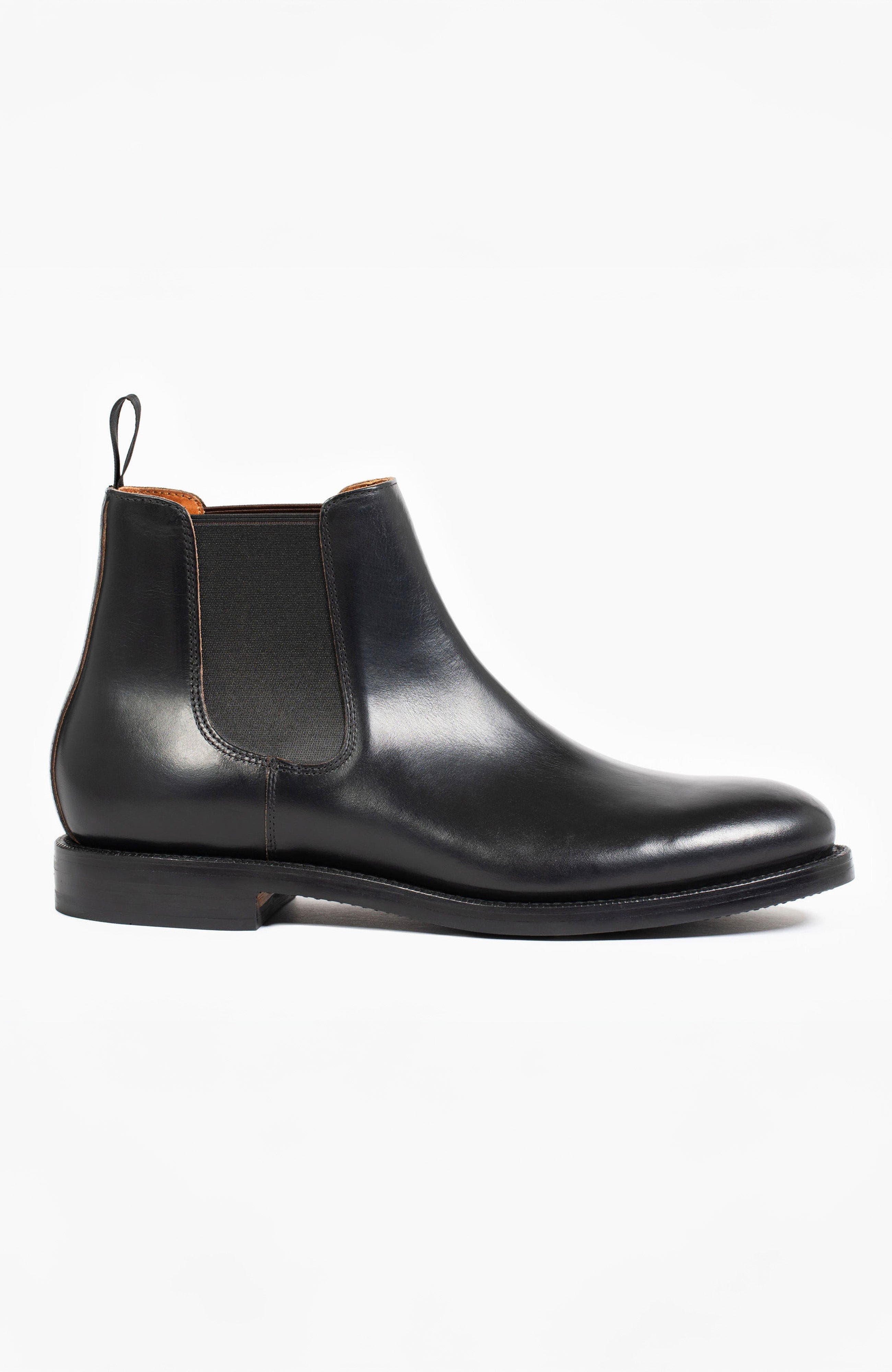 Grant Stone Chelsea Boot, Main, color, Black Chromexcel