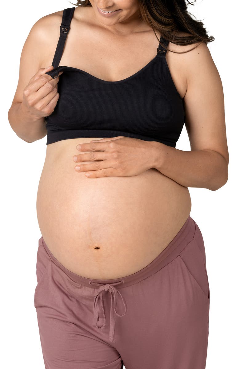 Kindred Bravely Mia Lounge Rib Nursing/Maternity Bra, Alternate, color, 
