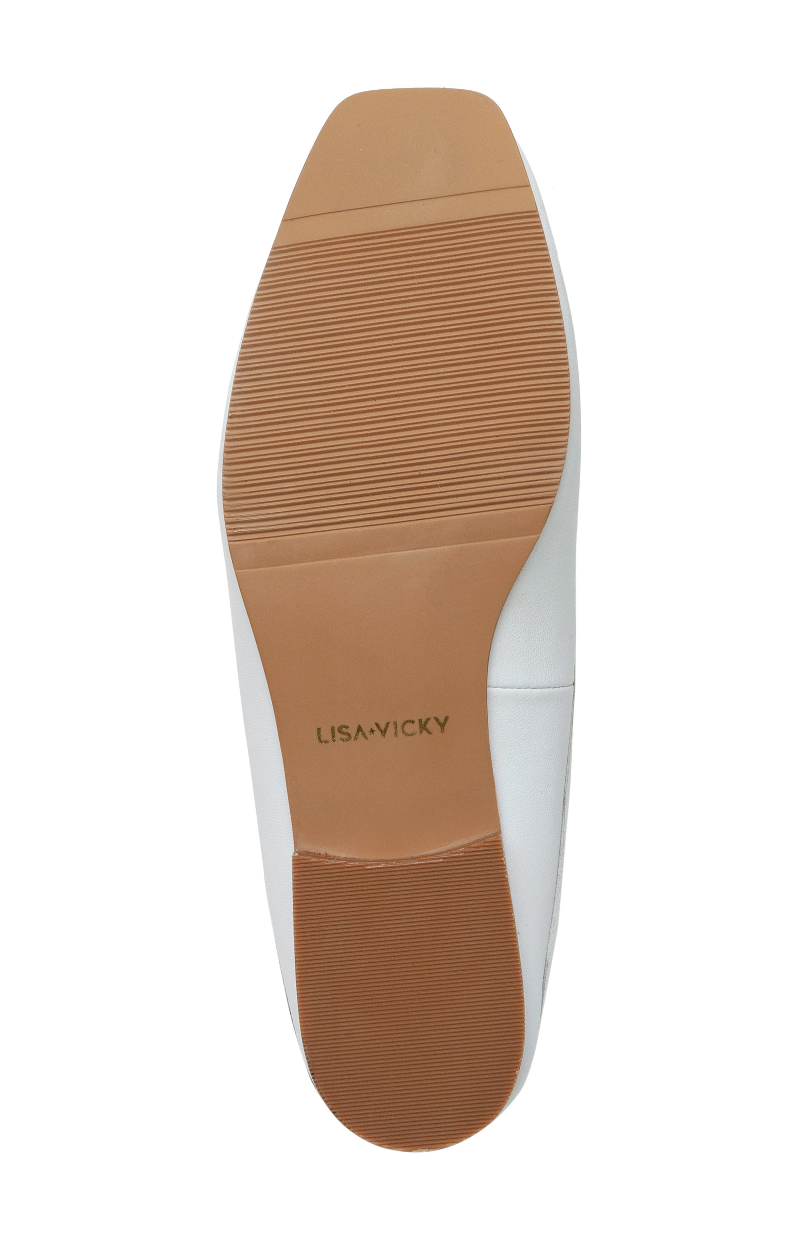 Zip-V Square Toe Mule, Alternate, color, WHITE