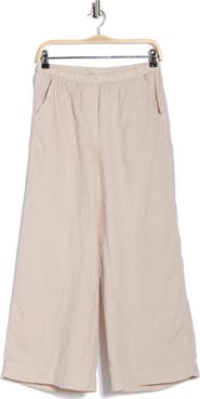 Frank & Eileen Pull-On Wide Leg Cotton Pants