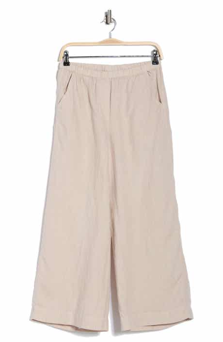 Frank & Eileen Pull-On Wide Leg Cotton Pants
