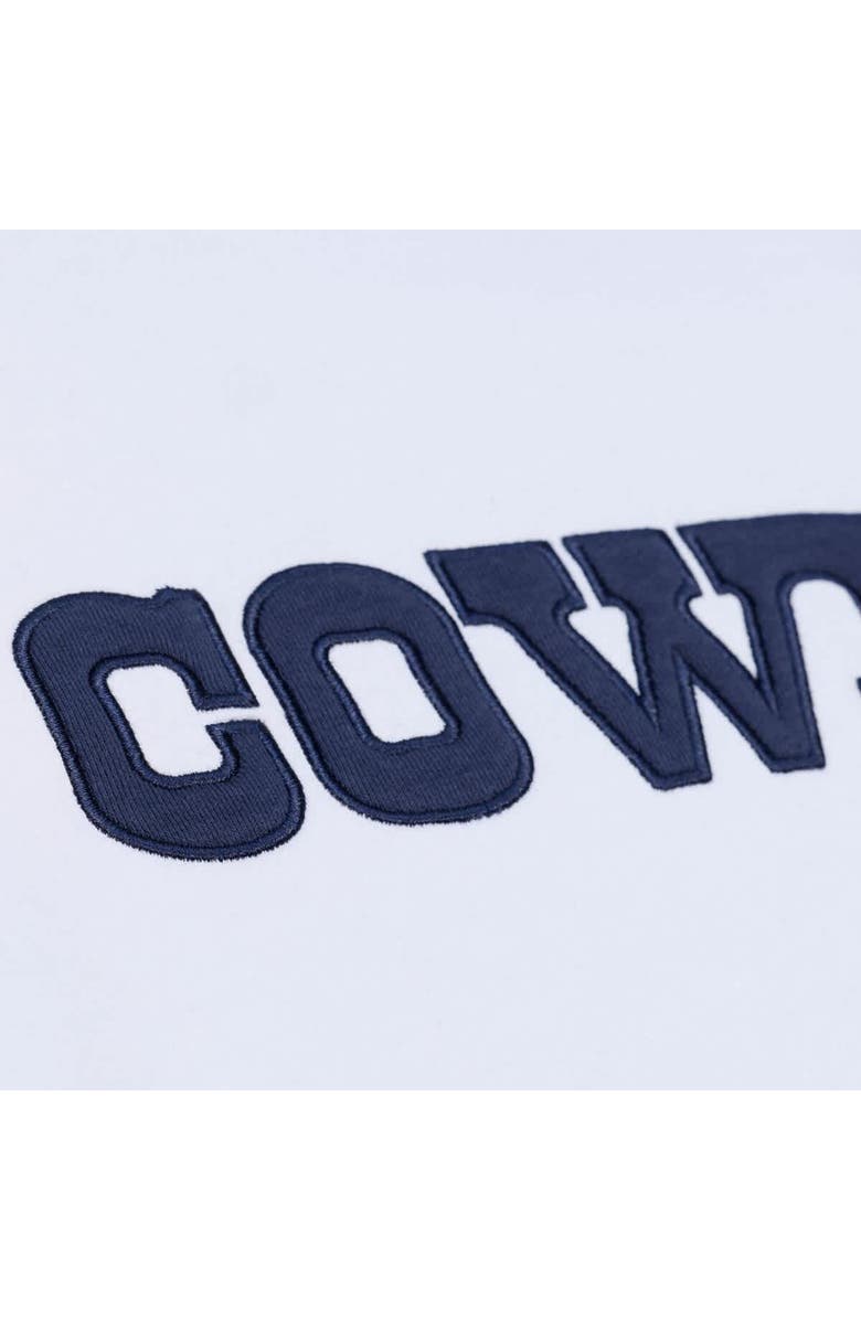 Mitchell & Ness Men's Mitchell & Ness White Dallas Cowboys White Out Fleece Sweatshirt, Alternate, color, White