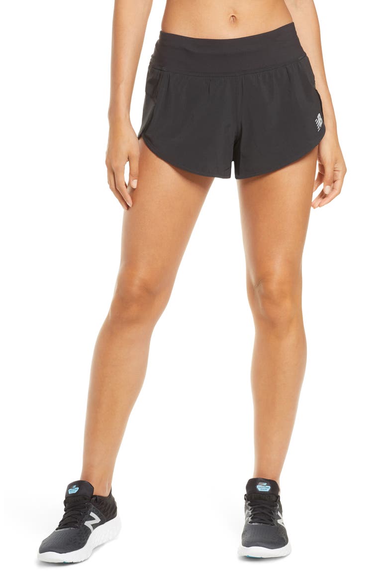 3-Inch Impact Running Shorts, Main, color, BLACK