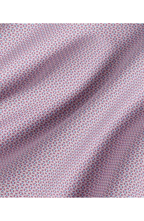 DAVID DONAHUE DAVID DONAHUE MICRO PRINT SHORT SLEEVE SHIRT