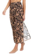 Sanctuary Side Slit Crop Cotton Cover-Up Pants