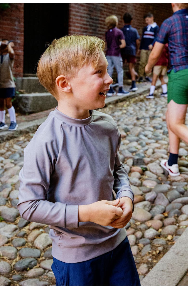 Courtside Kids Boys Pullover Sweatshirt, Alternate, color, Grey