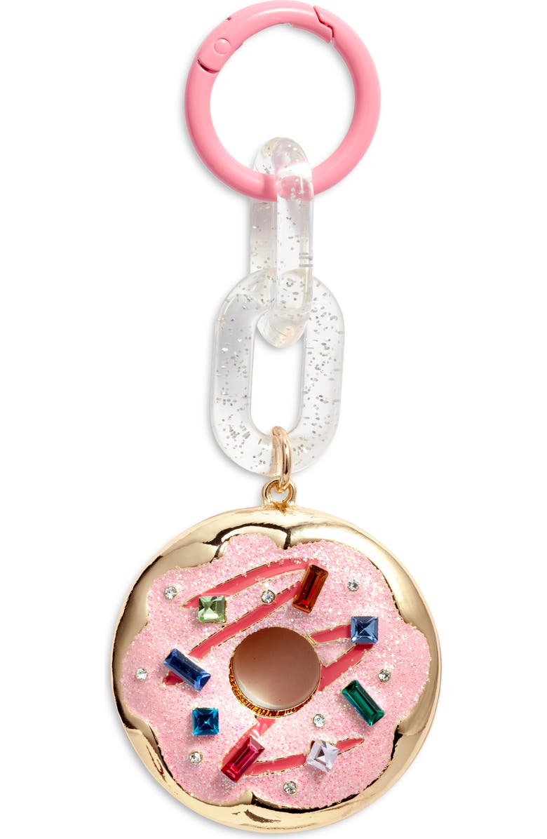Chelsea28 Donut Bag Charm, Main, color, Pink Multi- Gold