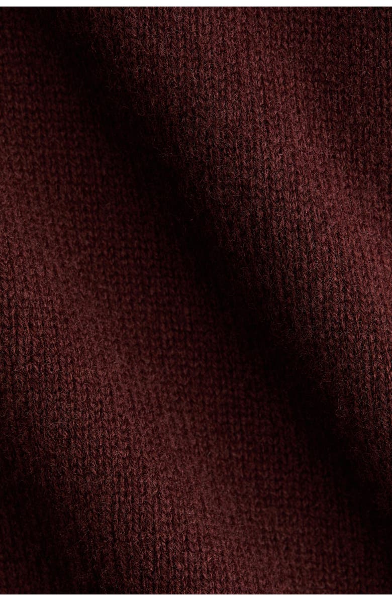 H&M Roll-neck Wool Jumper, Alternate, color, Dark Rust Brown