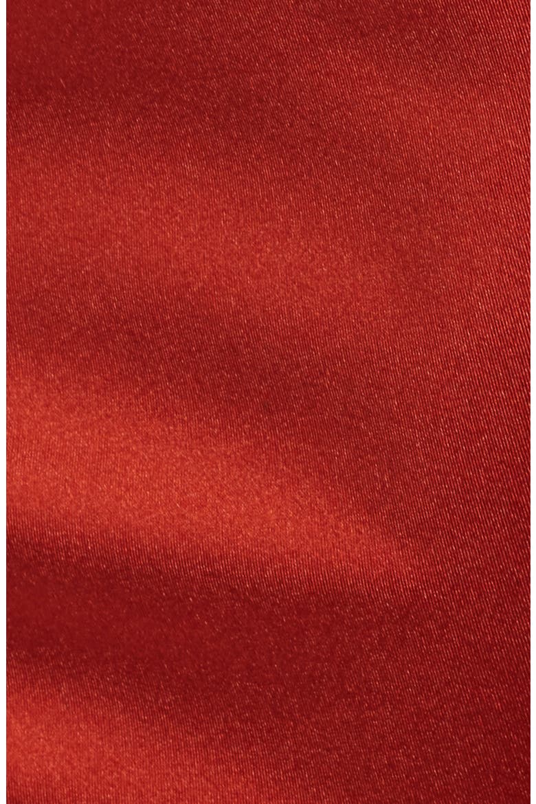 Satine Halter Midi Dress, Alternate, color, BRICK