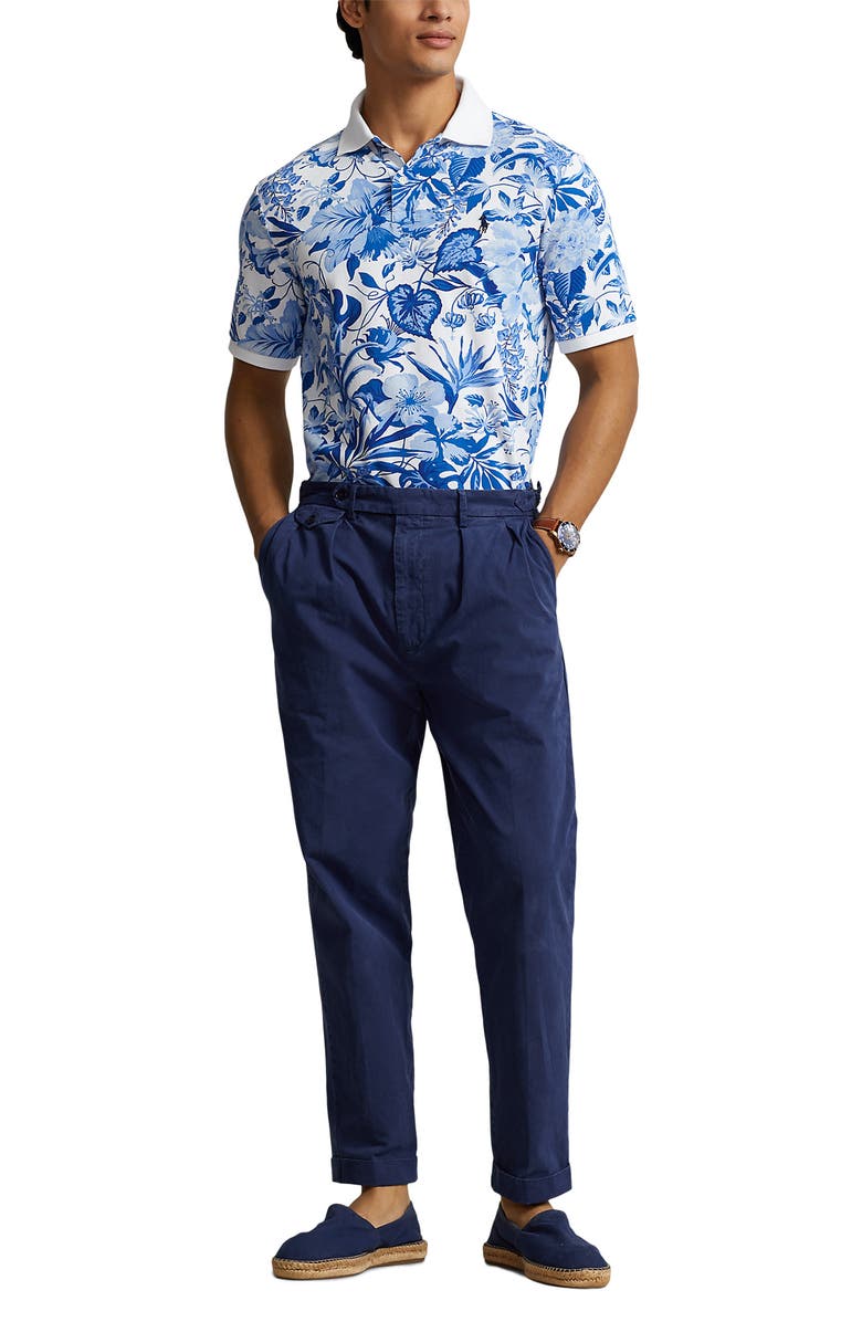 Polo Ralph Lauren Floral Mesh Polo, Alternate, color,