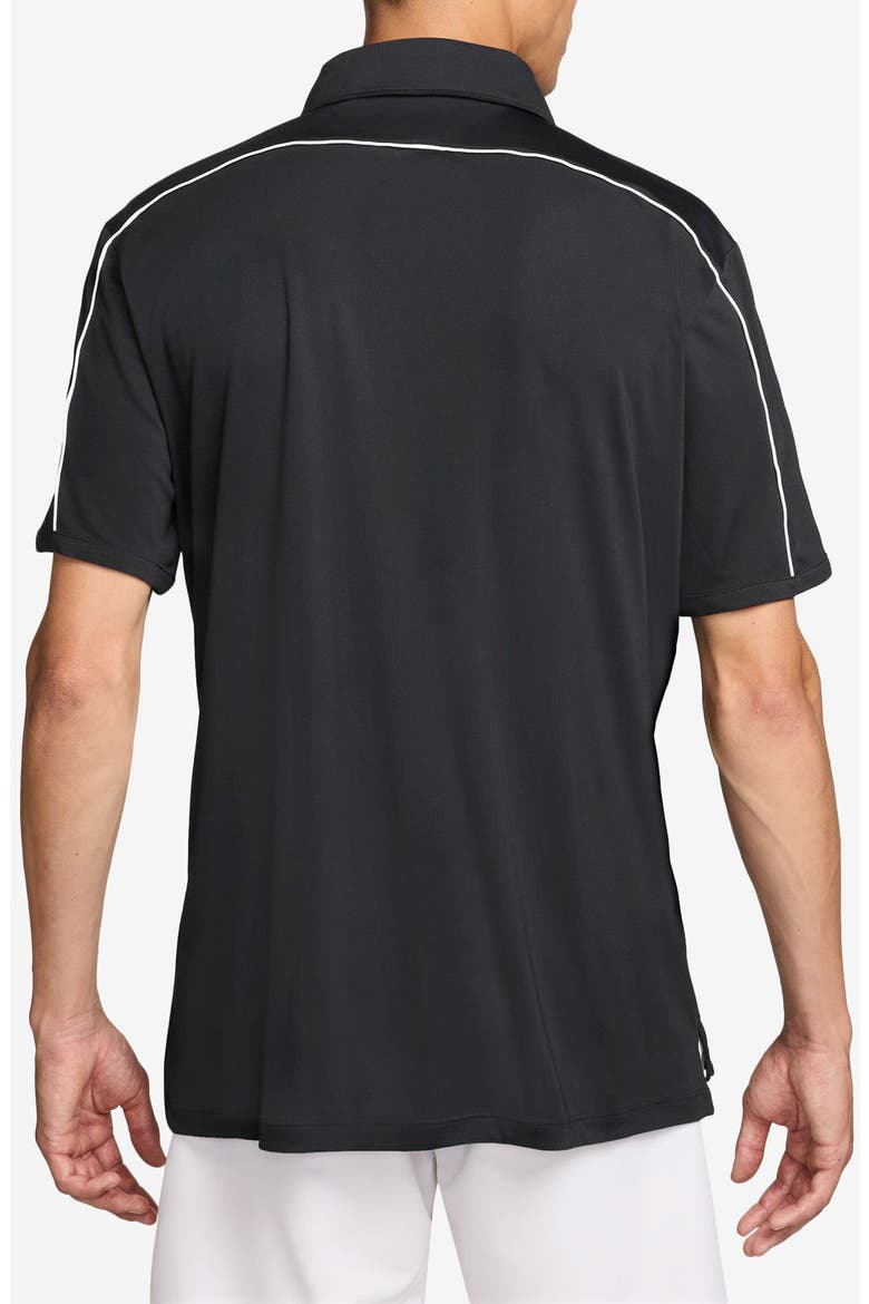 Dri-FIT Par 5 Golf Polo, Alternate, color, BLACK/ WHITE