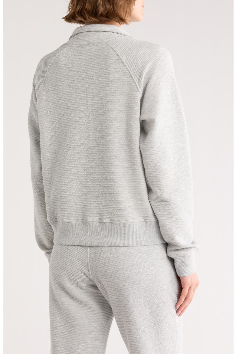 Horizontal Quilted Textured Pullover, Alternate, color, HEATHER LIGHT GREY