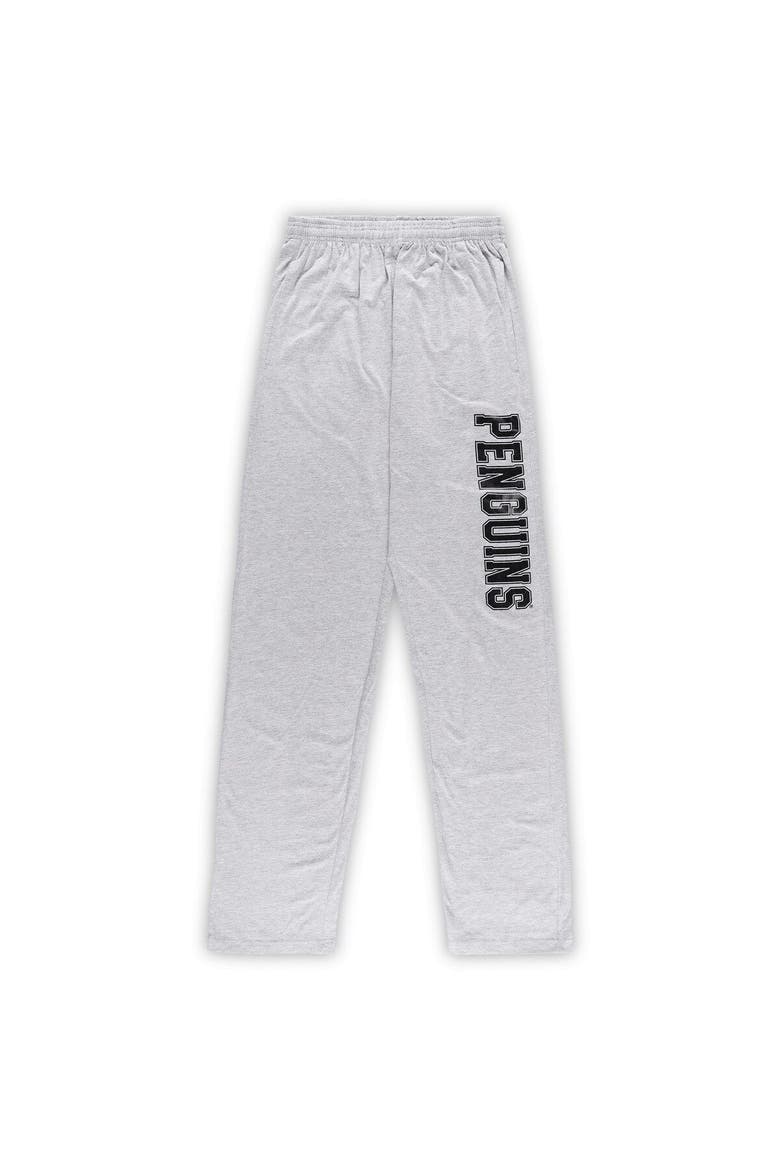Men's Pittsburgh Penguins Black/Heather Gray Big & Tall T-Shirt & Pants Lounge Set, Alternate, color, Black
